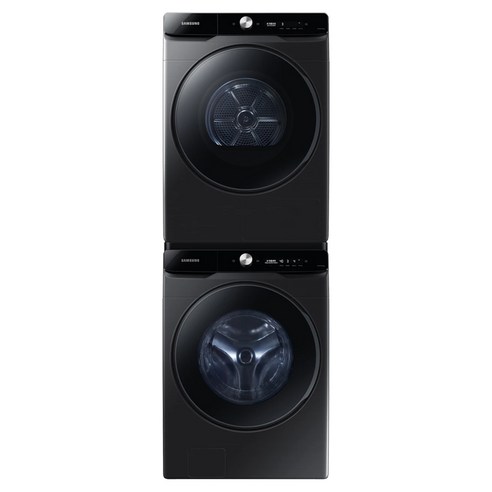삼성전자 직렬설치 AI 세탁기 WF21DG6650BV + 건조기 DV21DG8600BV 21kg + 21kg + 상단설치키트 SKK-ATV 세트 방문설치, WF21DG6650BV2T, 블랙캐비어