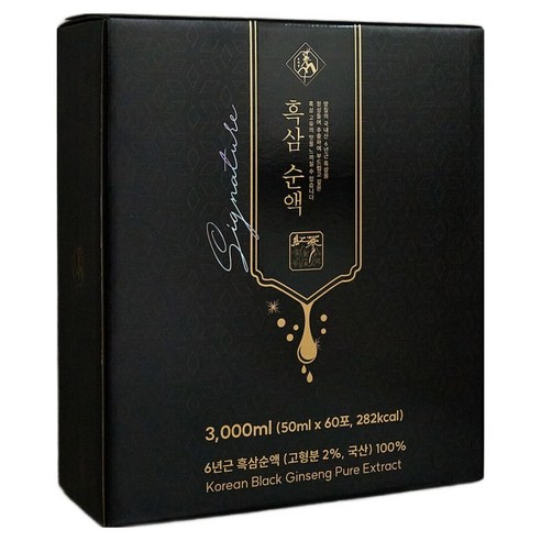 천제명홍삼 흑삼순액 시그니처, 60회분, 1개
