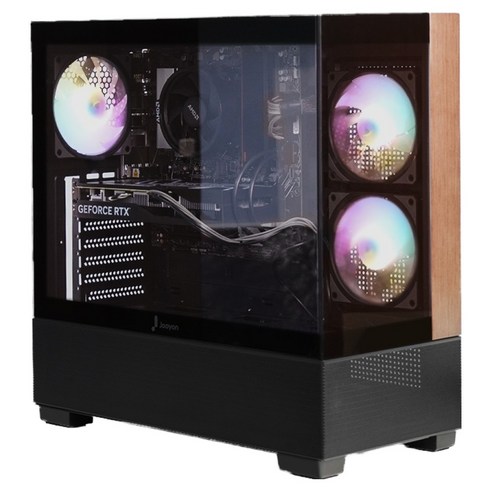 주연테크 2025 카운터 D6 라이젠5 라이젠 9000 시리즈 지포스 RTX 5050, 블랙, D696X55W-B, 512GB, 16GB, WIN11 Home