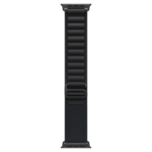 Apple 정품 2025 애플워치 알파인 루프, 라이트 블루/블랙 티타늄, 1개, 49mm, Medium