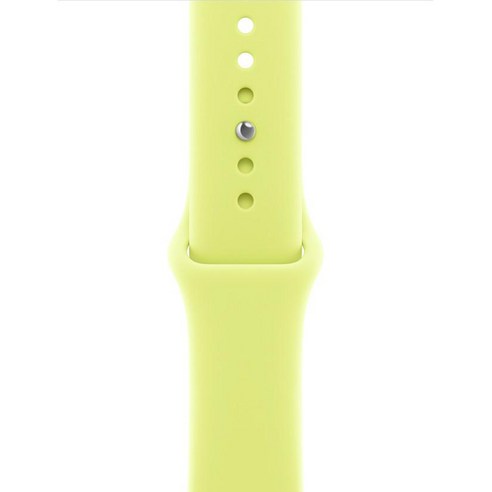 Apple 정품 2025 애플워치 스포츠 밴드 M/L, 네온 옐로, 1개, 42mm