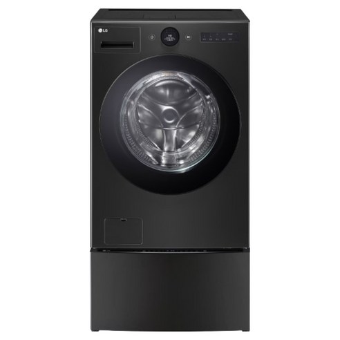 LG전자 트롬 오브제컬렉션 세탁기 FH23KN 23kg + 미니워시 FX4KCQ 4kg 세트 방문설치, FH23KNX, 스페이스블랙(세탁기), 블랙스테인리스(미니워시)