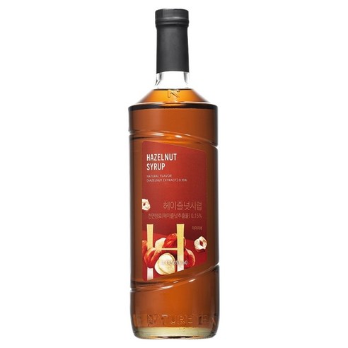 네이쳐티 헤이즐넛 시럽, 1L, 1개