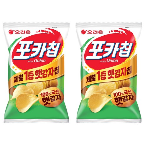 오리온 포카칩 어니언맛, 137g, 2개