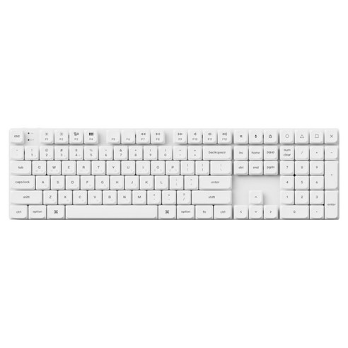 키크론 K5 SE2 ZMK 유무선 기계식 키보드, 화이트, K5SE2-RC4, 바나나축
