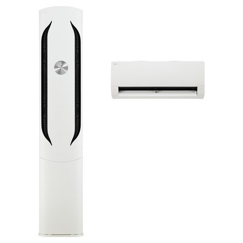 LG전자 듀얼 인버터 65.9㎡ + 18.7㎡ 휘센 오브제컬렉션 위너 2 in 1 스탠드형 에어컨 본품 방문설치, FQ20VDWHM2, 일반배관형