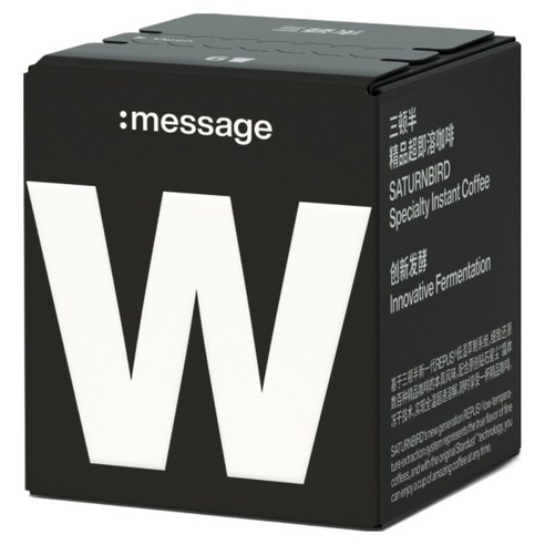 새턴버드 메시지 시리즈 콜드브루 커피 W 발효커피 라이트 로스팅