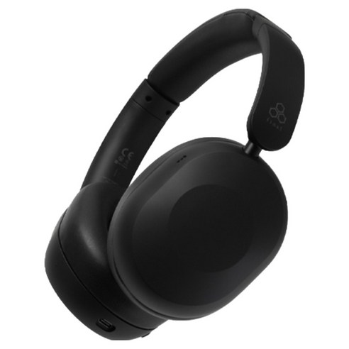 파이널 70시간 재생 하이브리드 노이즈 캔슬링 블루투스 무선 헤드폰, Black, UX1000