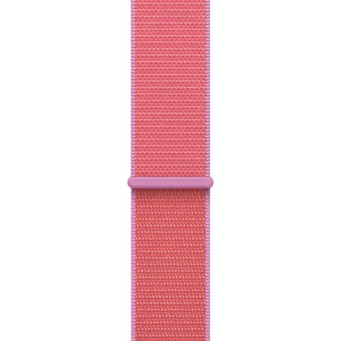Apple 정품 애플워치 스포츠 루프, 브라이트 구아바, 46mm, Regular, 1개