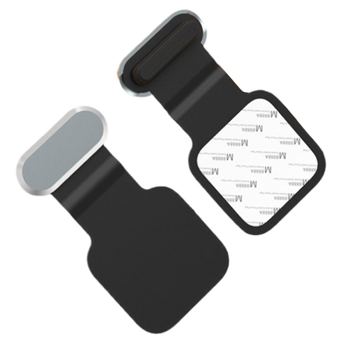 사인포스트 부착식 C타입 먼지 방지 차단 충전단자 보호캡 2.2 x 1.1 x 0.4 cm, 그레이, 2개