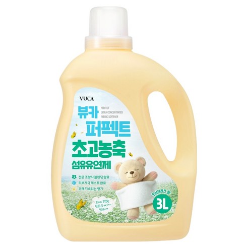 뷰카 퍼펙트 초고농축 섬유유연제 모닝브리즈향, 1개, 3L