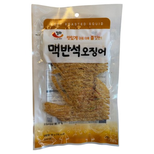 정화식품 맥반석 오징어, 35g, 1개