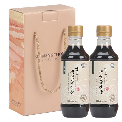신앙촌 양조 생명물간장 기쁨 2호, 500ml, 2개
