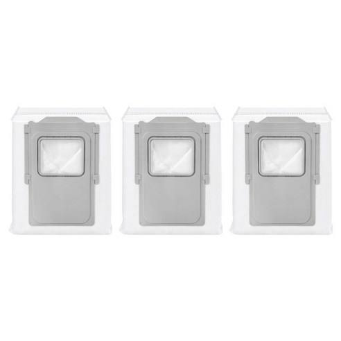 스페이스쉴드 DJI ROMO 시리즈 호환 로봇 청소기 교체용 스테이션 더스트 백 먼지 봉투 3p 세트
