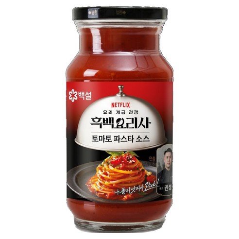 백설 나폴리맛피아 권성준셰프 토마토 파스타소스, 600g, 1개
