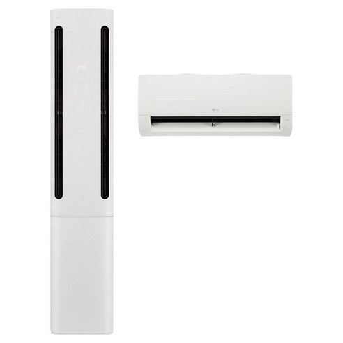 LG전자 인버터 58.5㎡(18평) + 18.7㎡(6평) 휘센 AI 오브제컬렉션 쿨 2in1 멀티형 에어컨 실내기 2시리즈 방문설치, FQ18GC2EK2, 일반배관형