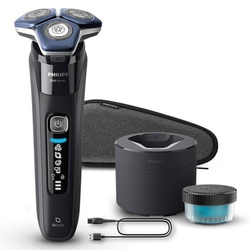 필립스 SkinIQ 7000시리즈 전기면도기, 잉크 블랙, S7886/70