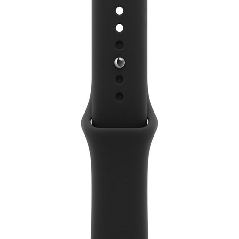Apple 정품 애플워치 스포츠 밴드, 블랙, 40mm, S/M, 1개