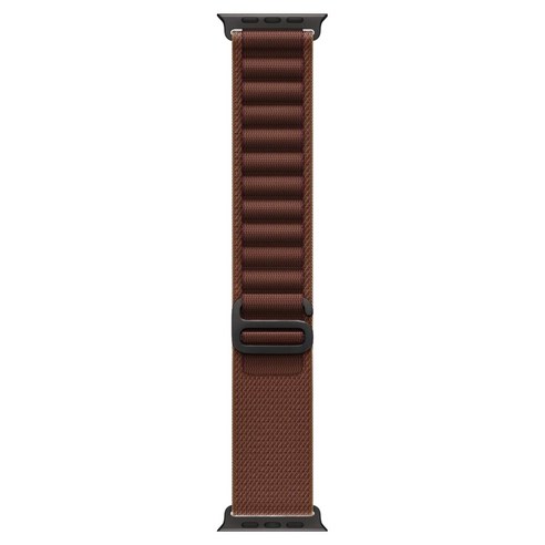Apple 정품 애플워치 알파인 루프, 버건디 / 블랙 티타늄, 49mm, Small, 1개