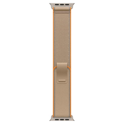 Apple 정품 애플워치 트레일 루프, 샌드 / 내추럴 티타늄, 49mm, S/M, 1개
