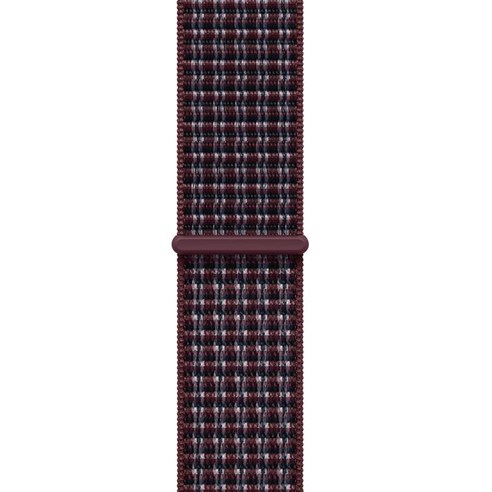 Apple 정품 애플워치 스포츠 루프, 버건디 플래드, 42mm, Regular, 1개
