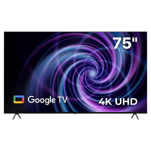 익스프레스럭 4K UHD QLED 구글 스마트 TV, KHZ7500SUH, 방문설치, 벽걸이형, 190cm(75인치)