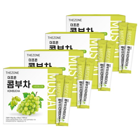 더존건강 더조은 콤부차 샤인머스켓, 5g, 30개입, 4개