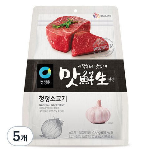 청맛선생 청정소고기 조미료, 250g, 5개