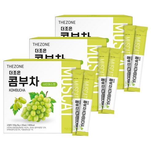 더존건강 더조은 콤부차 샤인머스켓, 5g, 30개입, 3개