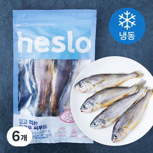 해슬로 국내산 참조기 (냉동), 280g(4마리), 6개