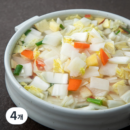 신영식품 정담은 백나박김치, 2kg, 4개