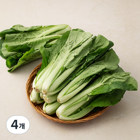 국내산 얼갈이, 800g, 4개