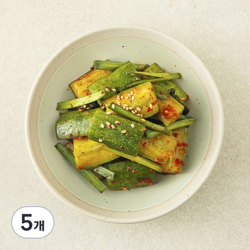 집반찬연구소 오이부추무침, 180g, 5개