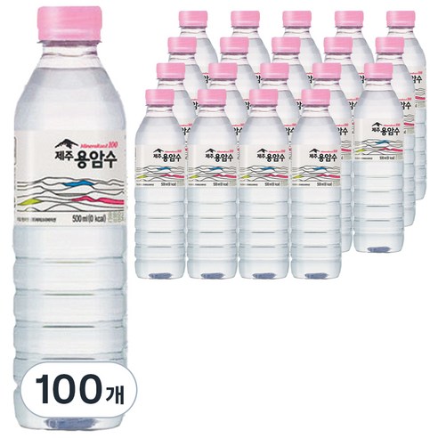 제주용암수, 500ml, 100개