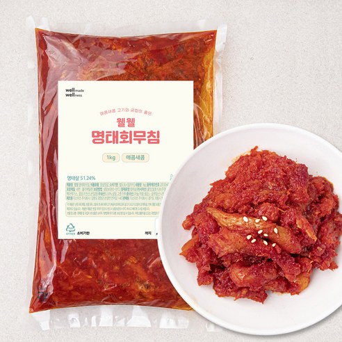웰웰 명태회무침, 1kg, 1개