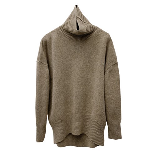 르네제이 여성용 Wool turtleneck Knit