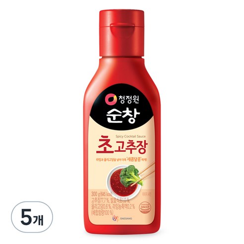 청정원 순창 초고추장, 300g, 5개