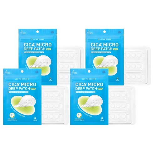 해서린 스팟케어 시카 플러스 마이크로 딥패치, 9개입, 4개