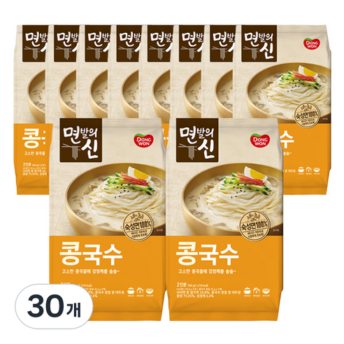 동원 면발의신 콩국수, 390g, 30개