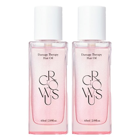 그로우어스 데미지 테라피 헤어 오일, 65ml, 2개