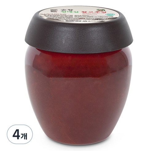 더해담 순창 청매실 찰고추장, 1kg, 4개