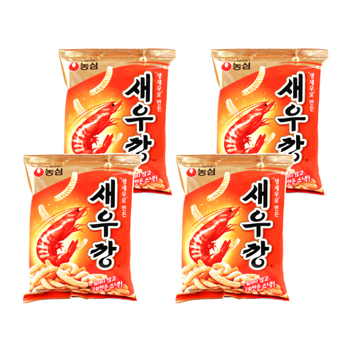 새우깡, 90g, 4개