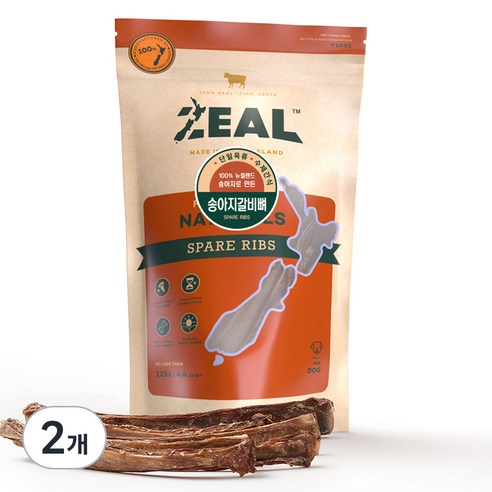 질 ZEAL 송아지 갈비뼈로 댕댕이 치아 건강과 행복을 동시에!