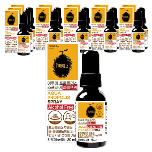제너럴라이프 아쿠아 프로폴리스 스프레이, 30ml, 12개
