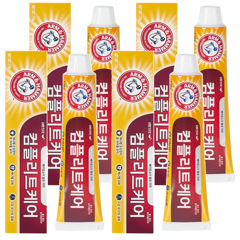 숨겨왔던 미소를 되찾다: 자신감 UP! 암앤해머 컴플리트케어 치약 솔직 후기 암앤헤머치약