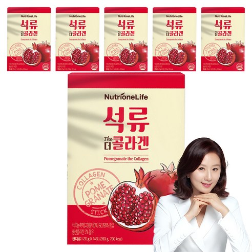 뉴트리원 석류 더 콜라겐 14p, 280g, 6개