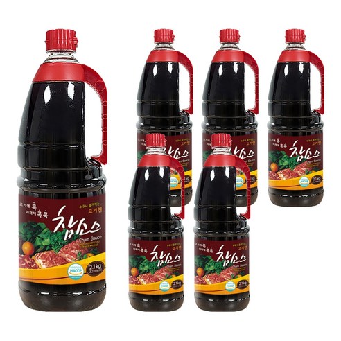 참 우리식품 고기엔 참소스, 2.1kg, 6개
