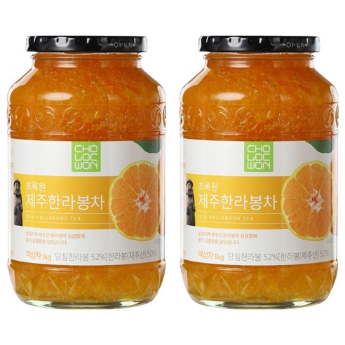 초록원 제주 한라봉차, 1kg, 1개입, 2개
