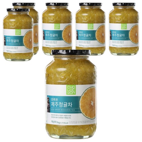 초록원 제주청귤차, 1kg, 1개입, 6개