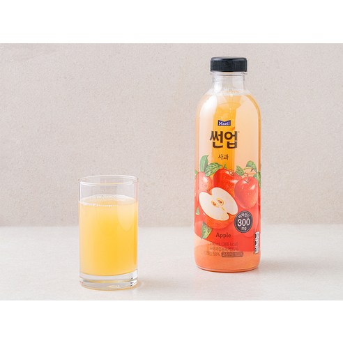 상큼한 하루를 여는 달콤한 선택, 썬업 사과 주스